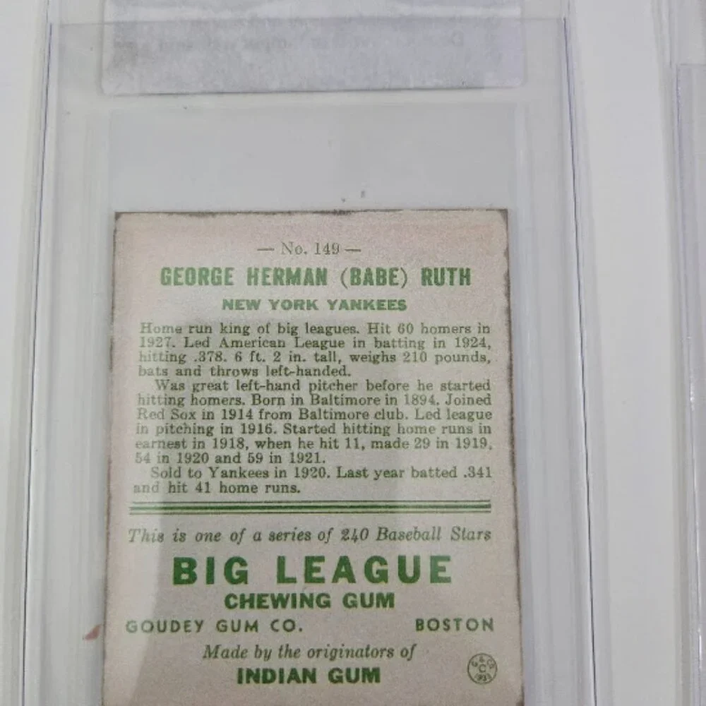 Babe Ruth Custom card Autograph - Picture 2 of 2